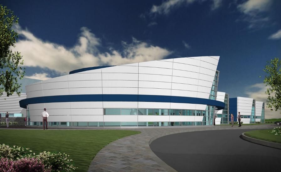 Architectural rendering of Marshall Space Flight Center (MSFC)
	Building 4205